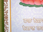 Fehér Tara mantra vászonkép - 40x60 cm - Image 2